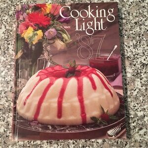 1987 Cooking Light Southern Living cookbook 87 Oxmoor House hardcover food menu
